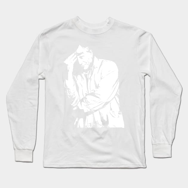 Columbo // Vintage Style Design Long Sleeve T-Shirt by Indanafebry